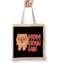 Momeranian Pomeranian Mom Pommy Pom German Spitz Puppy Pet Bez Çanta Uzun Saplı