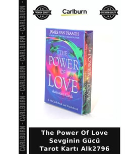 Özel Üretim Kişisel Gelişim Fal Kartları Hobi The Power Of Love (Sevginin Gücü) Tarot Kartı Alk2796