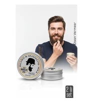 Mey İthalat® 2 Li Nano Bıyık Sabitleyici Wax - Doğal, Şekillendirici Besleyici Balm