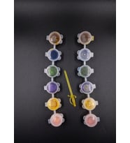 12'li Set Sabun Bazı Renklendirici - 6 Canlı Renk (3 ml x 12 Göz)