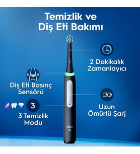 Oral-B iO3 Şarjlı Diş Fırçası ve 3’lü Yedek Başlık Holiday Edition