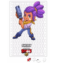 Brawl Stars Shelly Puzzle 240 Parça Yapboz