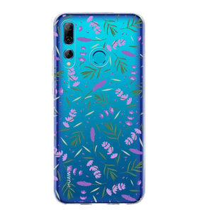 PrintiFy Huawei P Smart Plus 2019 ile Uyumlu 1mm Slim Fit Water Color 3 Baskılı Şeffaf  Kılıf