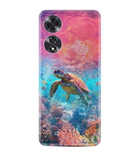 Oppo A60 Kılıf Boutique Baskılı Resimli Kaplumbağa Pcode -065