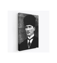 Atatürk Portre Tablosu Mustafa Kemal Atatürk Dekoratif Kanvas Tablo-CJ-60
