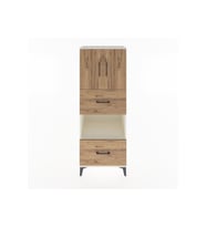 Hyperion Dolap 3 Raflı 2 Çekmeceli 2 Kapaklı 60x44x163 Aytaşı-Çam