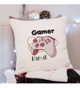 Gamer ( Oyuncu ) Tasarımlı Yastık Kişiye Özel