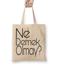 Ne Demek Olmay Karadeniz Bez Çanta Uzun Saplı