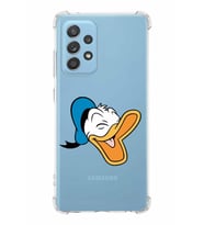 Samsung Galaxy A23  Köşe Korumalı Antişok Kapak Donald Duck Tasarımlı Şeffaf  Kılıf