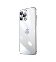 Uyumlu Model Apple iPhone 13 Pro Max Kılıf Kamera Koruma Hoparlör Filitreli Rixos Kapak (Gümüş)