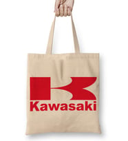 Kawasaki Logo Bez Çanta Uzun Saplı