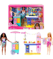 Barbie Brooklyn ve Malibu'nun Sahildeki Yiyecek Standı HNK99 (Çok Renkli)