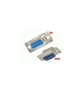 F0114 9 Pin Lehim Tip Dişi D-sub Konnektör
