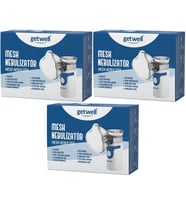 Getwell Mesh Nebulizatör Şarjlı - Sessiz - Taşınabilir (Yetişkinler ve Çocuklar için) (3 Lü Set)