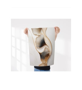 Çerçevesiz Poster  Soyut Ginkgo Biloba Posteri  Yüksek Çözünürlüklü,Dijital Baskı