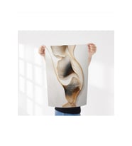 Çerçevesiz Poster  Soyut Ginkgo Biloba Posteri  Yüksek Çözünürlüklü,Dijital Baskı (Çok Renkli)