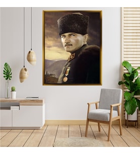 ÇERÇEVELİ ATATÜRK TABLO S179