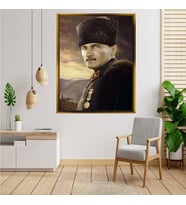 ÇERÇEVELİ ATATÜRK TABLO S179