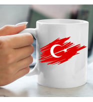 Türk Bayraklı Bardak - Türk Model Bardak