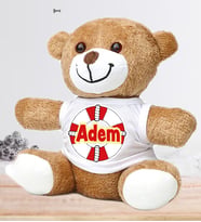 Meşgalem İsme Özel Yenidoğan Hediyesi Peluş Ayıcık
