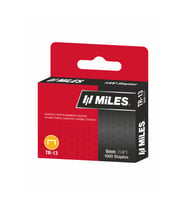 Miles 13/6 Zımba Teli 1000 Adet Metalik Gri