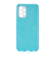 Samsung Galaxy A32 4G Uyumlu Kılıf Zore Shining Silikon (Mavi)