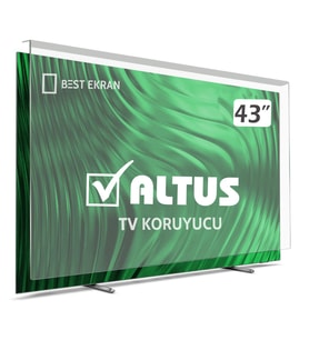 ALTUS AL43L49504B Tv Ekran Koruyucu - Altus 43" inç Tv Ekran Koruma Paneli