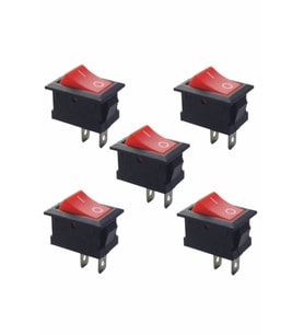 Aç Kapa Anahtar kırmızı Switch Mini 5 Adet
