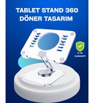 Katlanabilir Tablet Standı Ayarlanabilir Kaymaz Şeffaf Tasarım