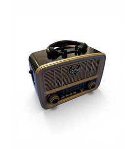 ATASBEY RT-554 Klasik Dekoratif Solar Enerjili Fenerli , Nostalji Bluetooth/USB/Sd/ Radyo Mp3 Player Müzik Kutusu