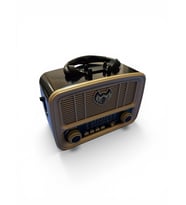 ATASBEY RT-554 Klasik Dekoratif Solar Enerjili Fenerli , Nostalji Bluetooth/USB/Sd/ Radyo Mp3 Player Müzik Kutusu