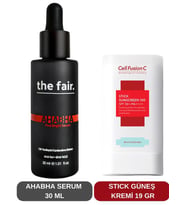 the fair. AHABHA Peeling Asit ve Stick Güneş Kremi Set