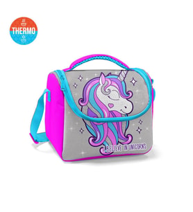 Coral High Kids Pembe Gümüş Unicorn Desenli Thermo Beslenme Çantası 11836