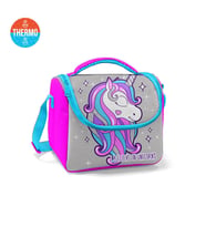 Coral High Kids Pembe Gümüş Unicorn Desenli Thermo Beslenme Çantası 11836