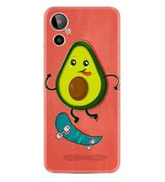 General Mobile GM 23 SE Kılıf Silikon Desen Özel Seri Avokado Skate 1741