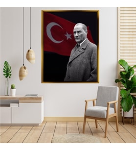 ÇERÇEVELİ ATATÜRK TABLO S518
