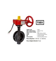 DN200 İZLENEBİLİR KELEBEK VANA (TSEK)