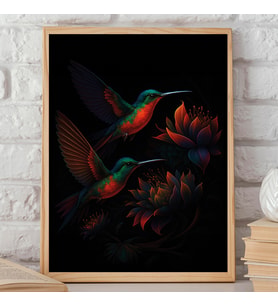 Ezgoola / Feng Shui Tablo / Kuş Tablo / İşyeri Tablo / İşyeri Hediye / Ev Hediye / Ev Dekoru / Poster / Özel Tasarım Hediye (Ahşap)