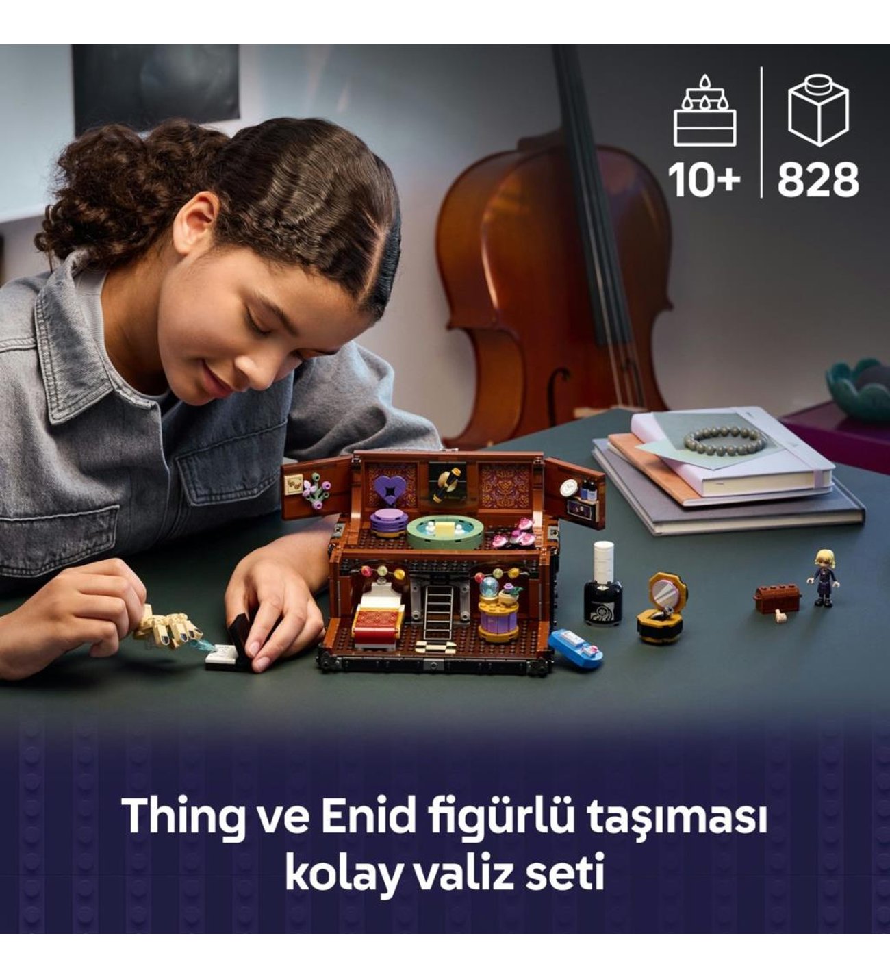 LEGO 76785 Wednesday Şey'in Dairesi