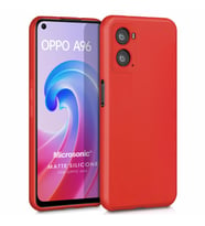 Microsonic Matte Silicone Oppo A76 Kılıf Kırmızı