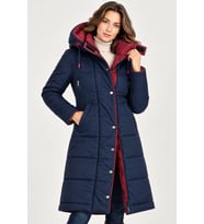 Dewberry Kadın %100 Polyester Kaban Lacivert Z9738 Günlük Dış Giyim, Şehir ve Ofis Stili, Hafta Sonu Kombini