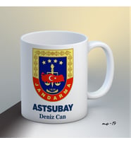Kişiye Özel Astsubay Temalı Kupa Bardak