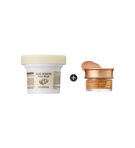 Skinfood Egg White Pore Mask + Salmon Concealer (2)