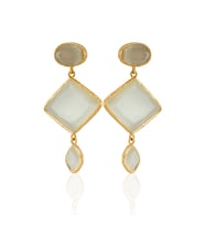 Kadir Jewellery 22 Ayar Altın Kaplama Kadın Sallantılı Küpe -El İşçiliği Ve Hipoalerjenik Küpe