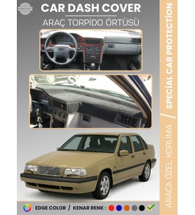 VOLVO 850 (1991-1997) Torpido Örtüsü Ön Göğüs Koruma Torpido Koruma Tam Uyum Araca Özel UV Koruma