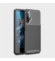 Huawei Honor 20 Uyumlu Kılıf Zore Negro Silikon Kapak (Kahverengi)