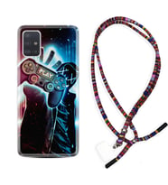 Samsung a71 A72 A73 A7 A9 2018 C7 C9 Kılıf Boyun Asklı Rasta Silikon Play Me 1757