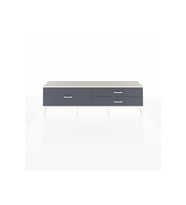 Arges TV Ünitesi 3 Çekmeceli  176x30x51 Antrasit-Aytaşı/Antrasit