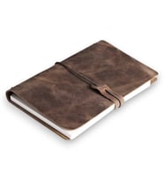 Modica Salton - Hakiki Deri Naturel Defter Kılıfı (Kahverengi)