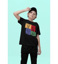 Tasarım Rick And Morty Baskılı Unisex Çizgi Film Çocuk Tişört (1-12 Yaş)